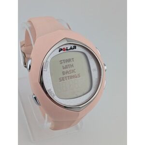 Polar‎ F6 Digital Fitness Watch Women 40mm Case Pink Band New Battery Watch Only